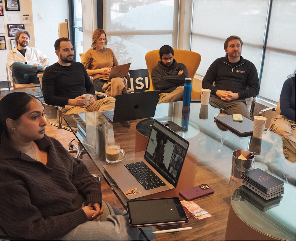 The NVISION expert team in Tampa collaborating on a comprehensive digital marketing strategy designed to prioritize actual business growth over simple reports.