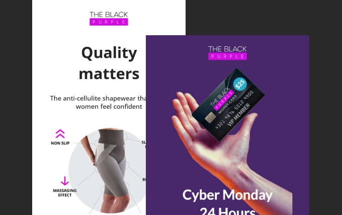 The Black Purple website screenshot.