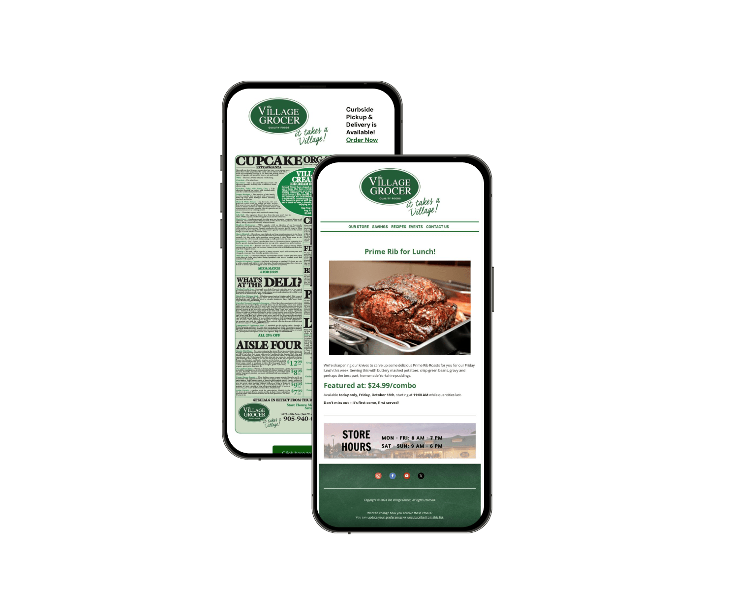 the village grocer mobile