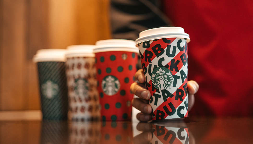 Starbucks Cups|Starbucks Marketing|Starbucks Drive Through||Local Coffee Shop